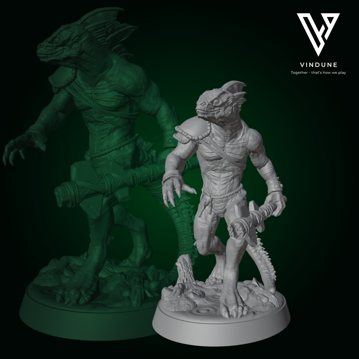 Echsen Krieger Set (Lizard Folk Set) - von Dungeon Dog