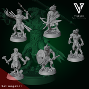 Echsen Krieger Set (Lizard Folk Set) - von Dungeon Dog