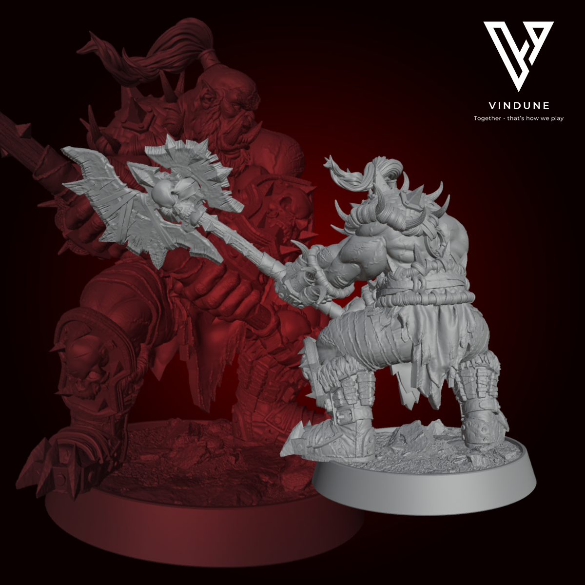Ork - Söldner der Leere (Lokomotiv Zwingli) (Orc / Mercanary) - aus der Reihe Mercenaries of the Void von Daybreak Miniatures