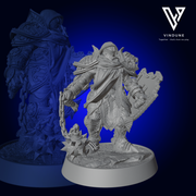 Paladin (Mattias Du Lion Tuant) (Paladin / Mace Bearer / Morning Star) - aus der Reihe The Paladins of The Silver Lion von Daybreak Miniatures