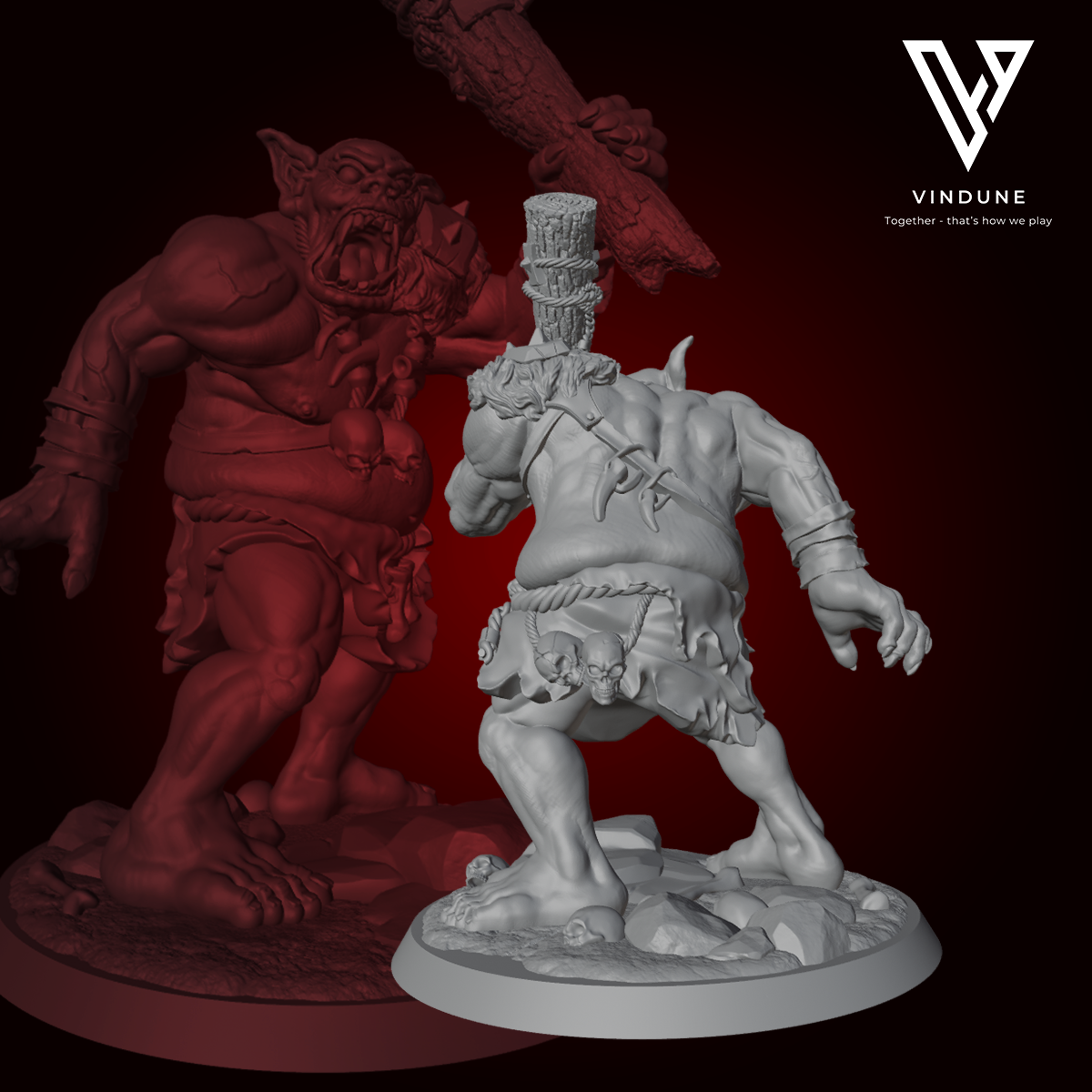 Oger A-C (Ogre / Warrior) - von Dungeon Dog