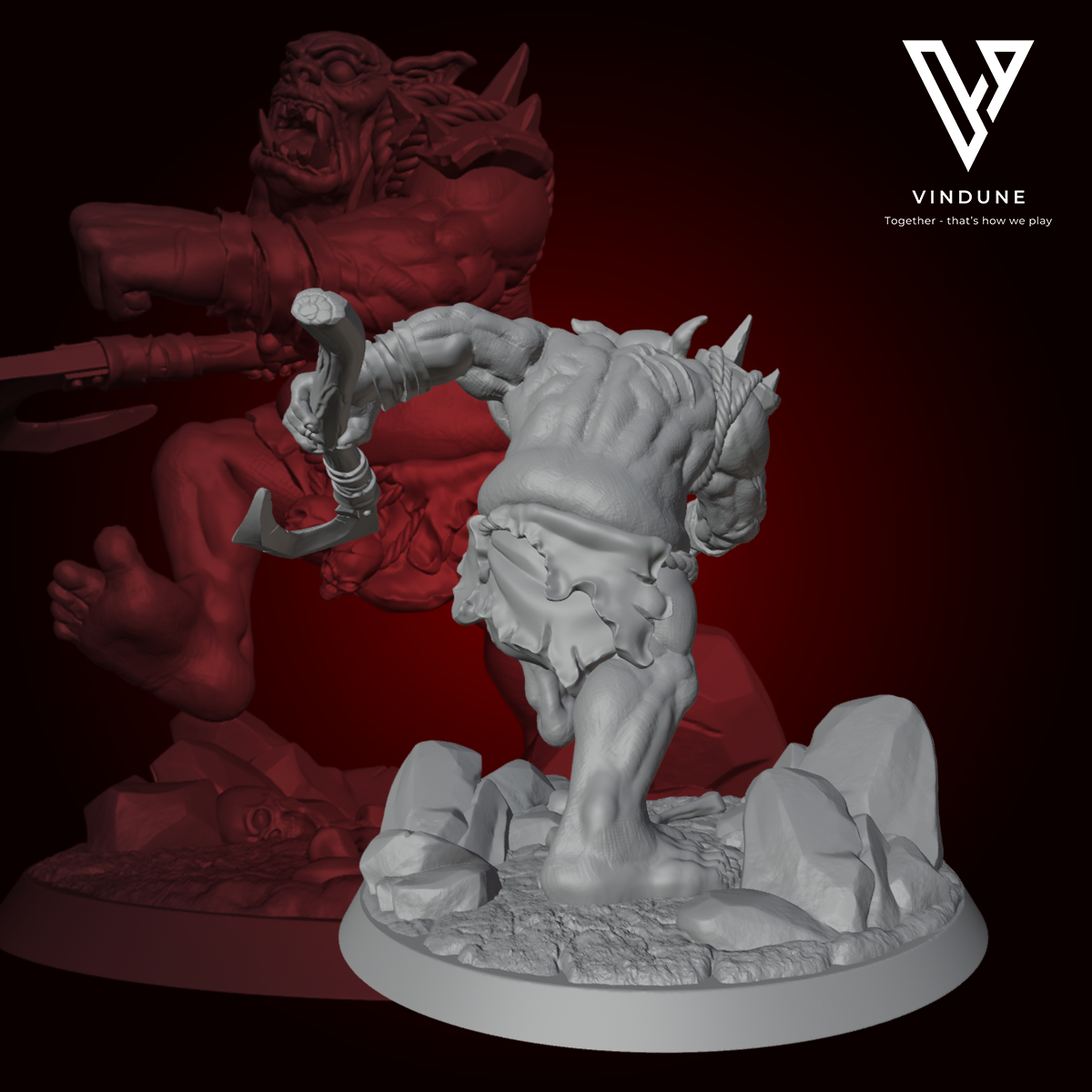 Oger A-C (Ogre / Warrior) - von Dungeon Dog