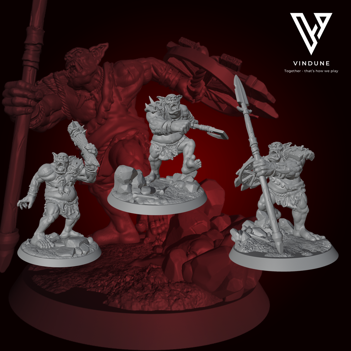 Oger A-C (Ogre / Warrior) - von Dungeon Dog
