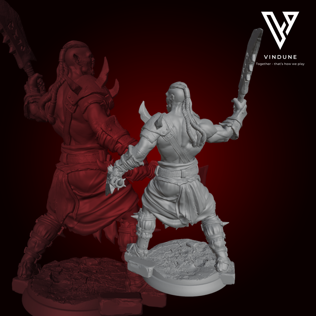 Ork Krieger 1-6 (Orc / Warrior) - von White Werewolf Tavern