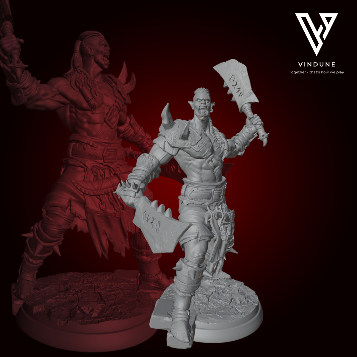 Ork Krieger 1-6 (Orc / Warrior) - von White Werewolf Tavern