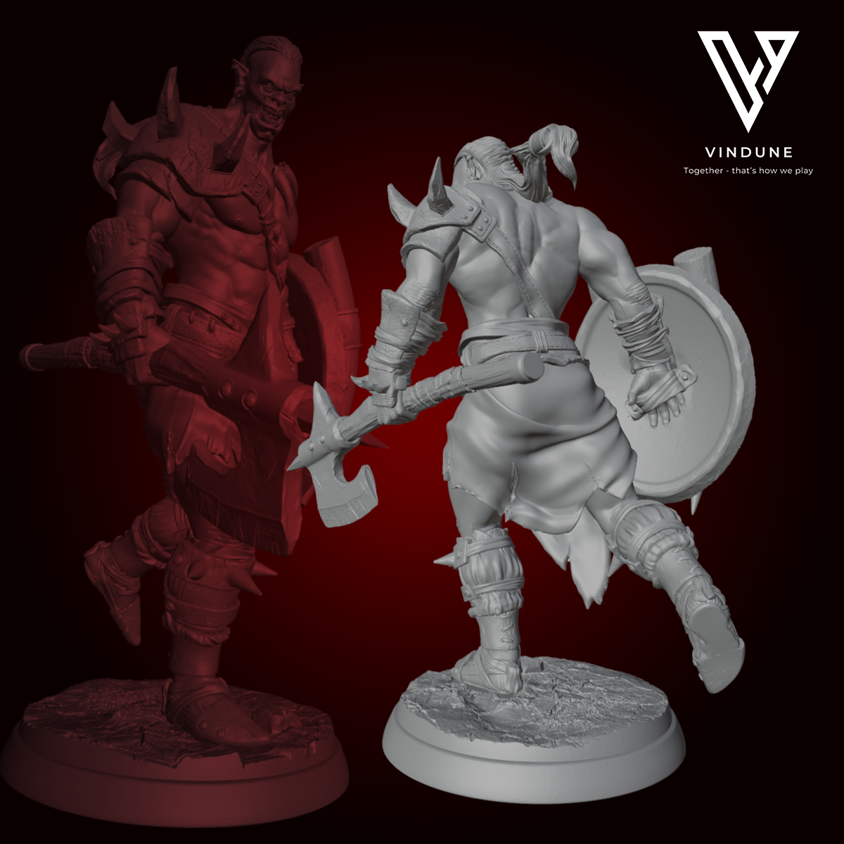 Ork Krieger Set (Orc Warriors Set) - von White Werewolf Tavern