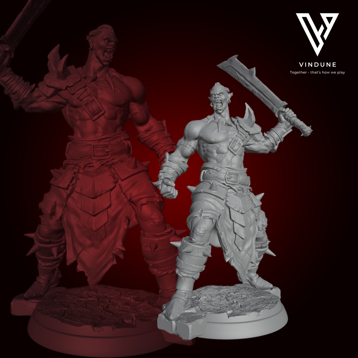 Ork Krieger 1-6 (Orc / Warrior) - von White Werewolf Tavern