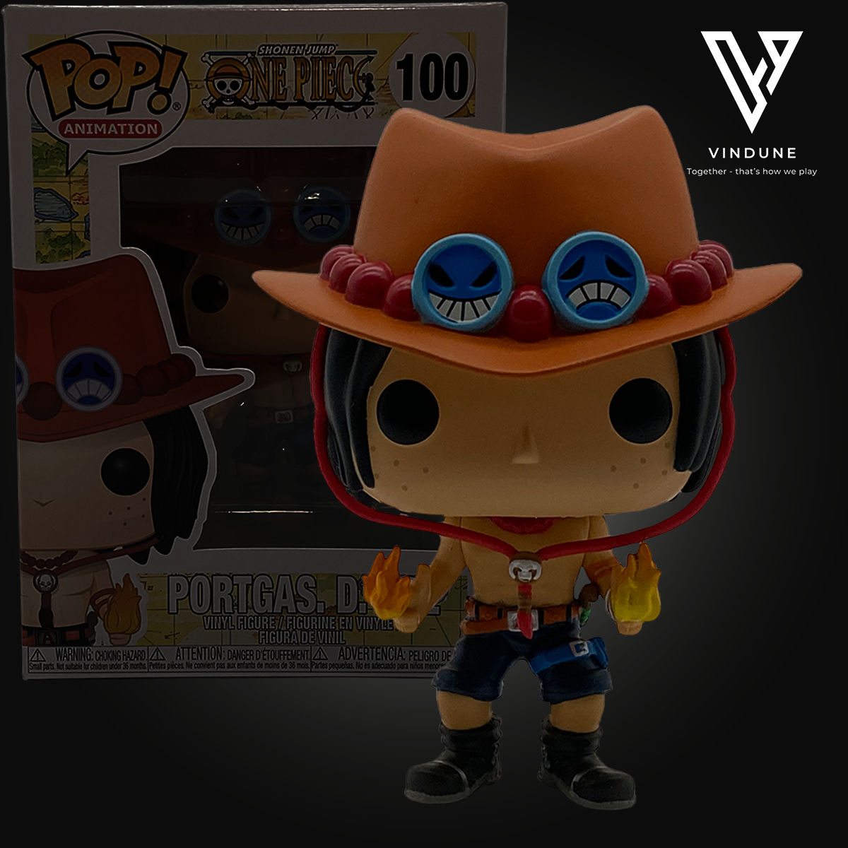 Funko POP! Animation One Piece - Portgas D. Ace - Nr.: 100