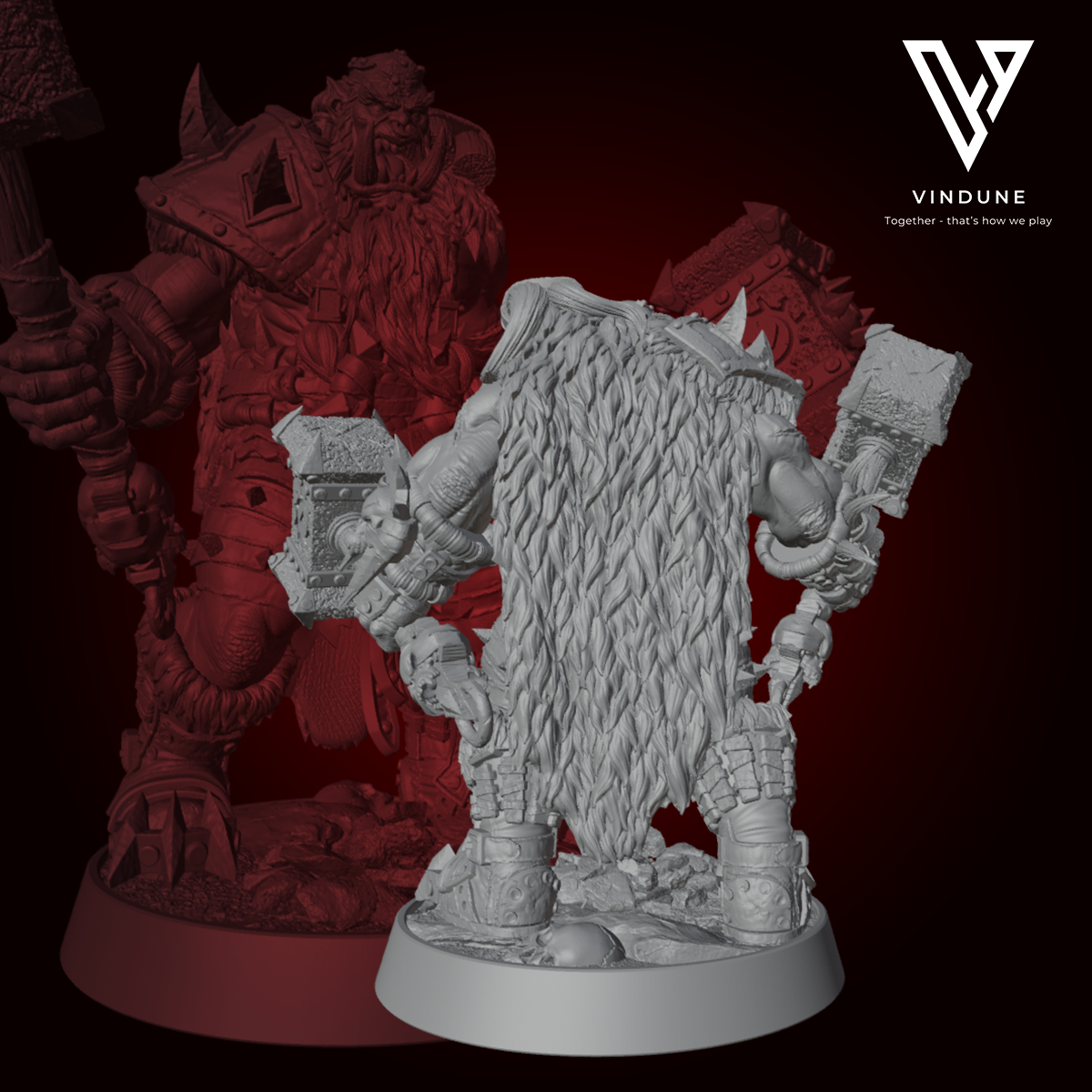 Ork - Söldner der Leere (Rutger Gaushammer) (Orc / Mercanary) - aus der Reihe Mercenaries of the Void von Daybreak Miniatures