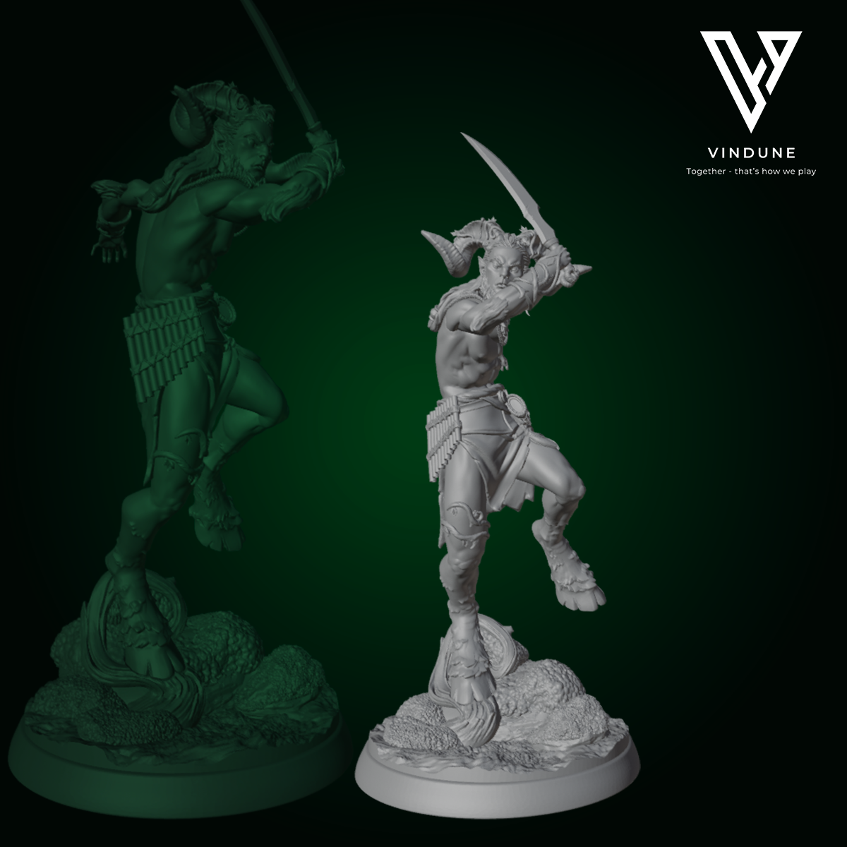 Satyr 2 (Satyr) - aus der Reihe Mystical Forest von White Werewolf Tavern