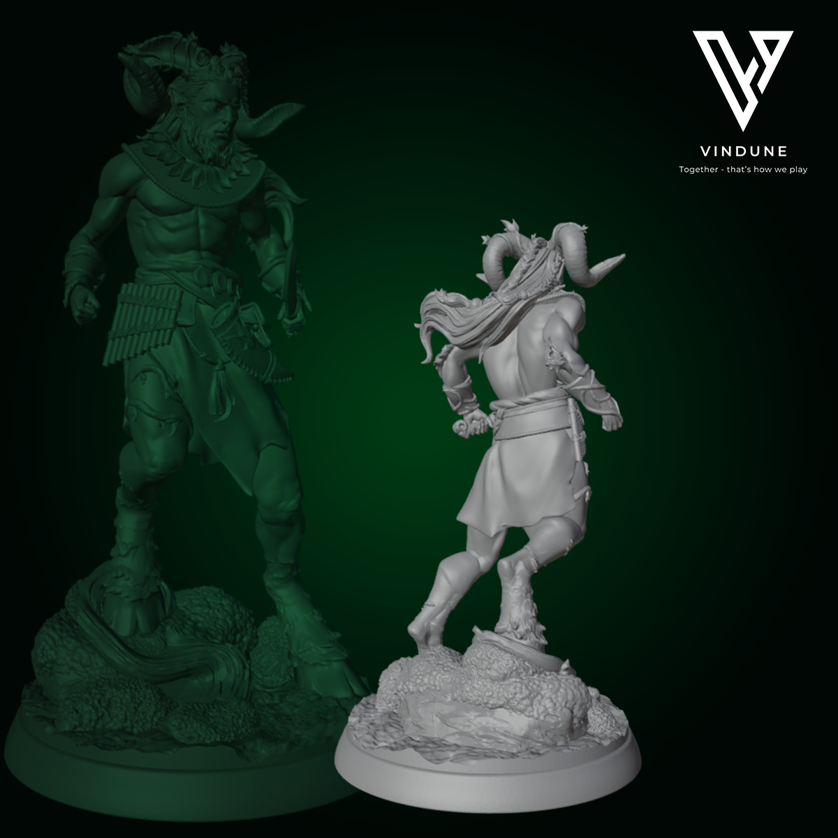 Satyr 3 (Satyr) - aus der Reihe Mystical Forest von White Werewolf Tavern