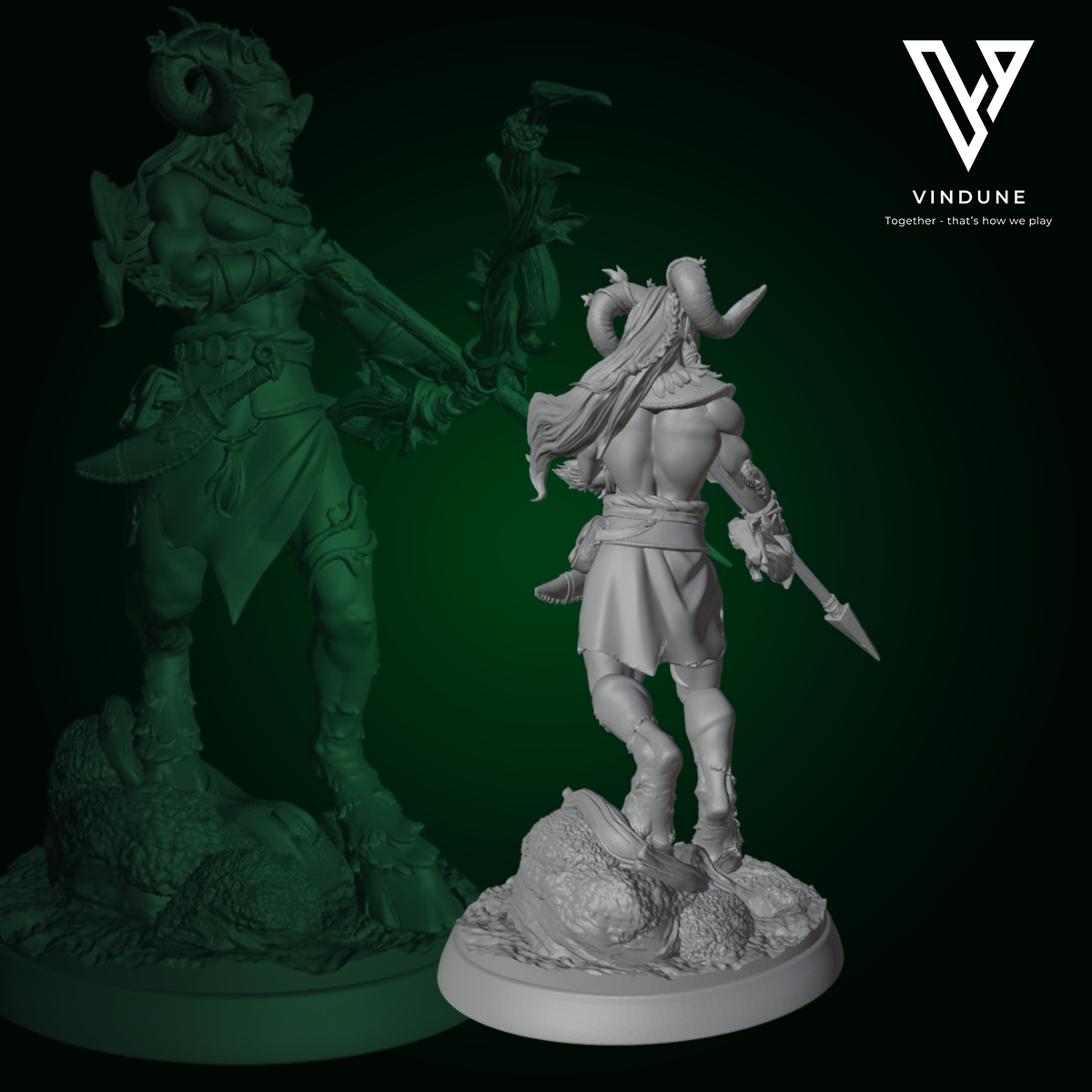 Satyr 4 (Satyr) - aus der Reihe Mystical Forest von White Werewolf Tavern