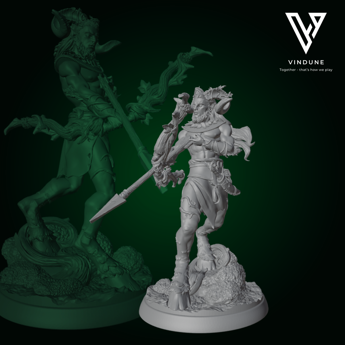 Satyr 4 (Satyr) - aus der Reihe Mystical Forest von White Werewolf Tavern