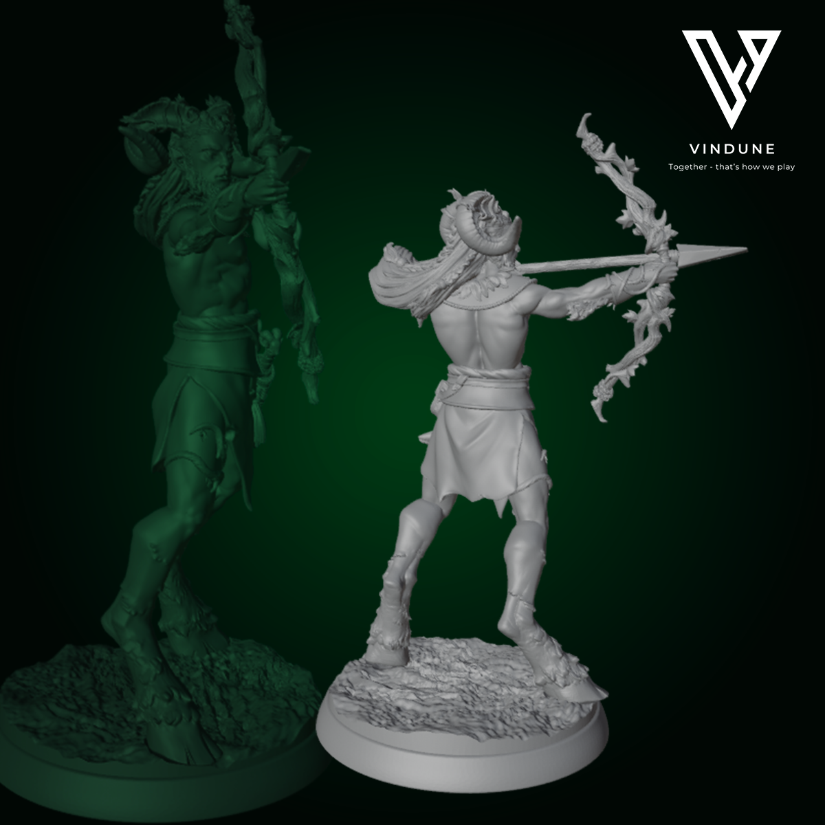 Satyr 5 (Satyr) - aus der Reihe Mystical Forest von White Werewolf Tavern