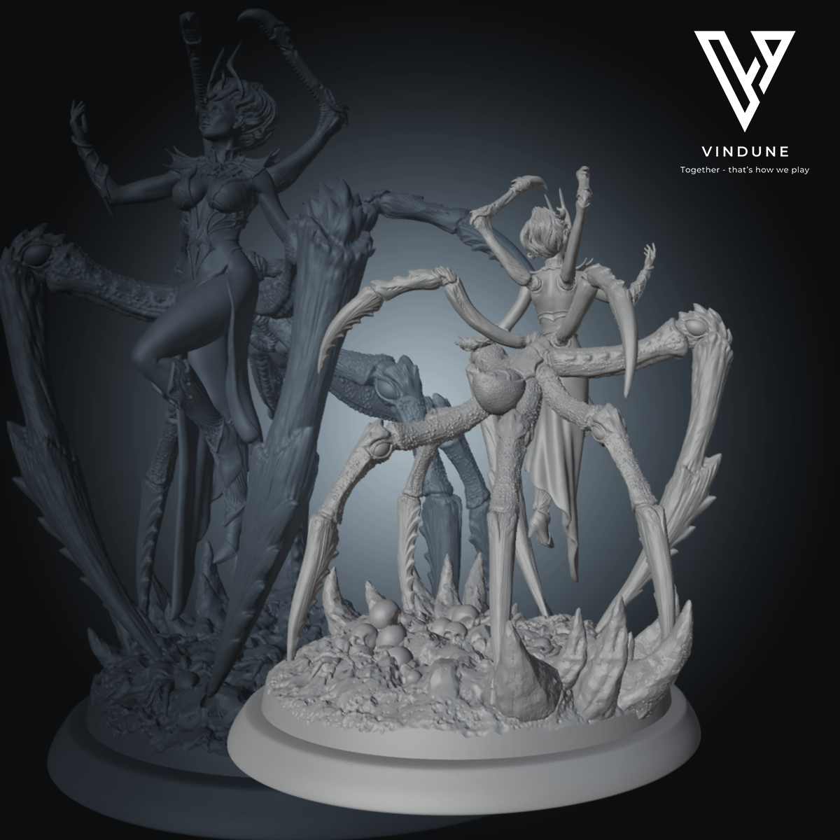 Spinnen Göttin Lerath (Spider Goddess Lerath) - aus der Reihe Songs of Twilight von Withe Werewolf Tavern
