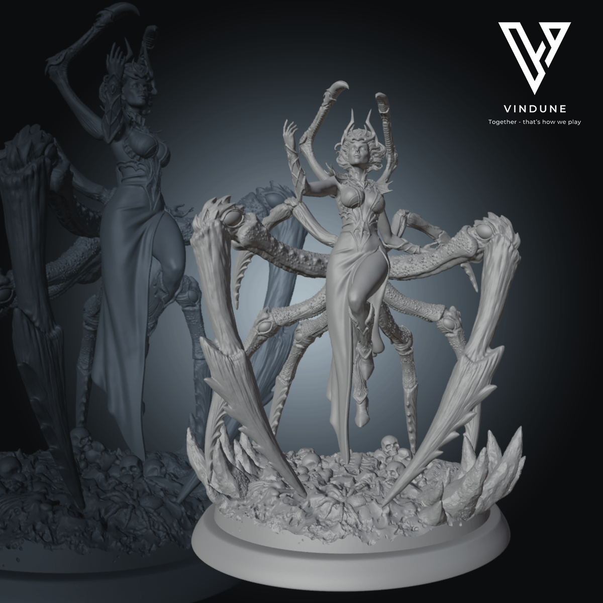 Spinnen Göttin Lerath (Spider Goddess Lerath) - aus der Reihe Songs of Twilight von Withe Werewolf Tavern