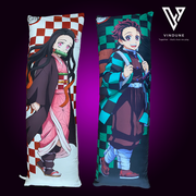 Kissenbezug Tanjiro & Nezuko Dakimakura - Demon Slayer