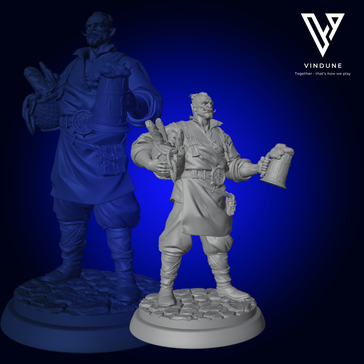 Gastwirt 2 (Elf) ( Elve / Tavern Folk) - aus der Reihe The Unsung Heroes von White Werewolf Tavern