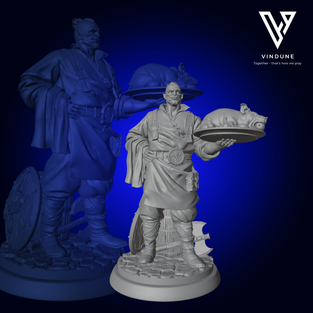Gastwirt 3 (Elf) (Elve / Tavern Folk) - aus der Reihe The Unsung Heroes von White Werewolf Tavern