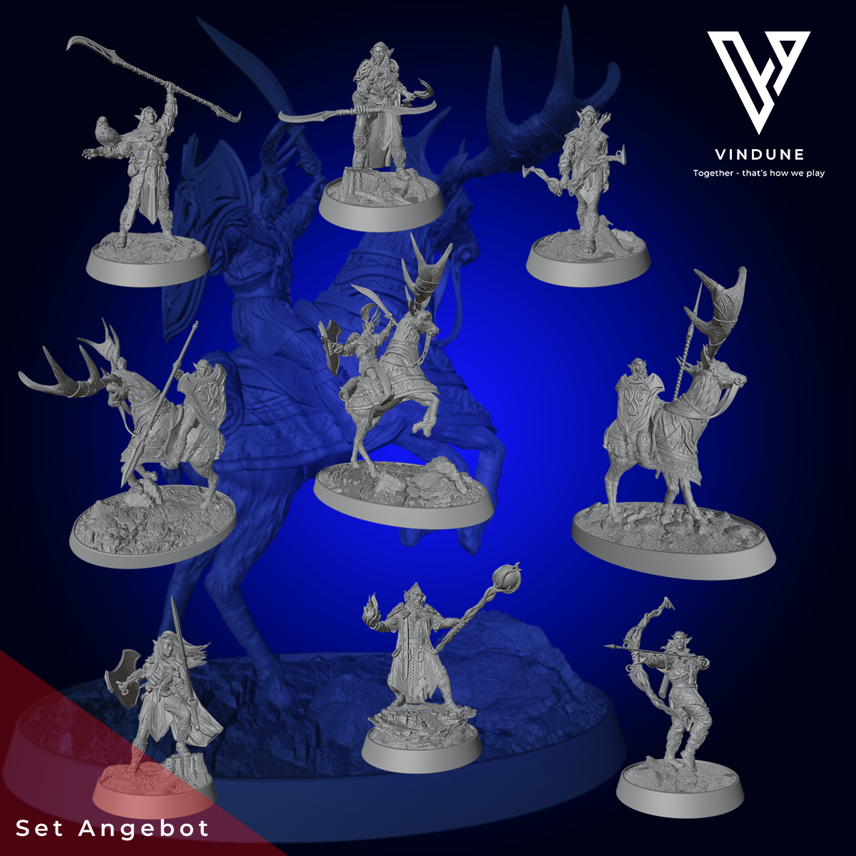 Elfen Set - (Elve Set) - aus der Reihe The Elves of the High Hollow von Daybreak Miniatures