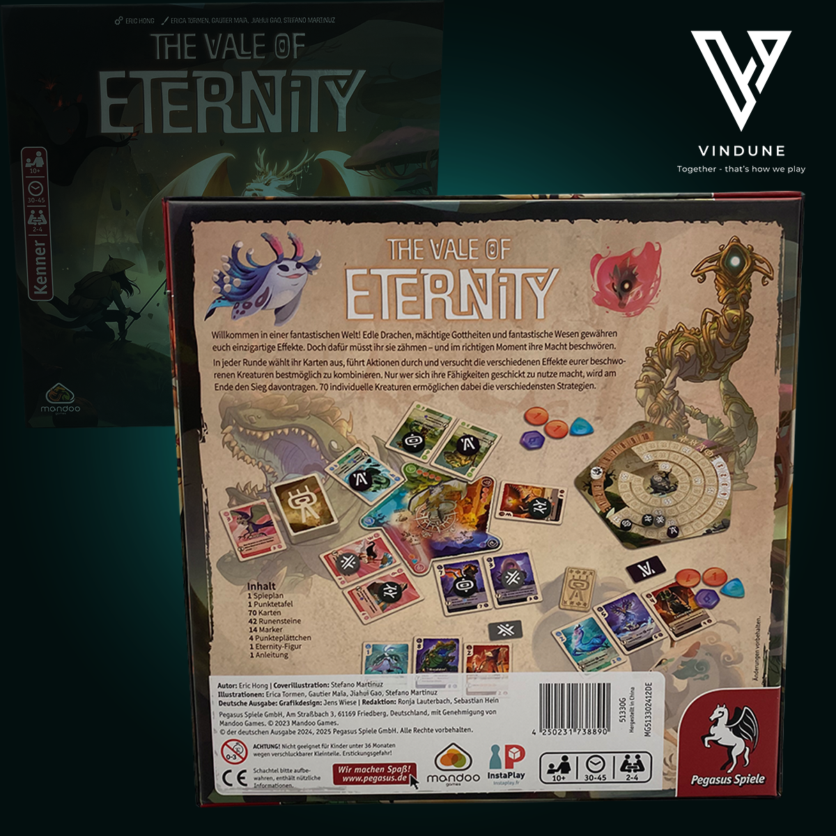 The Vale of Eternity - Brettspiel von Pegasus Spiele - [Ausstellungsstück] - neuwertiger Zustand