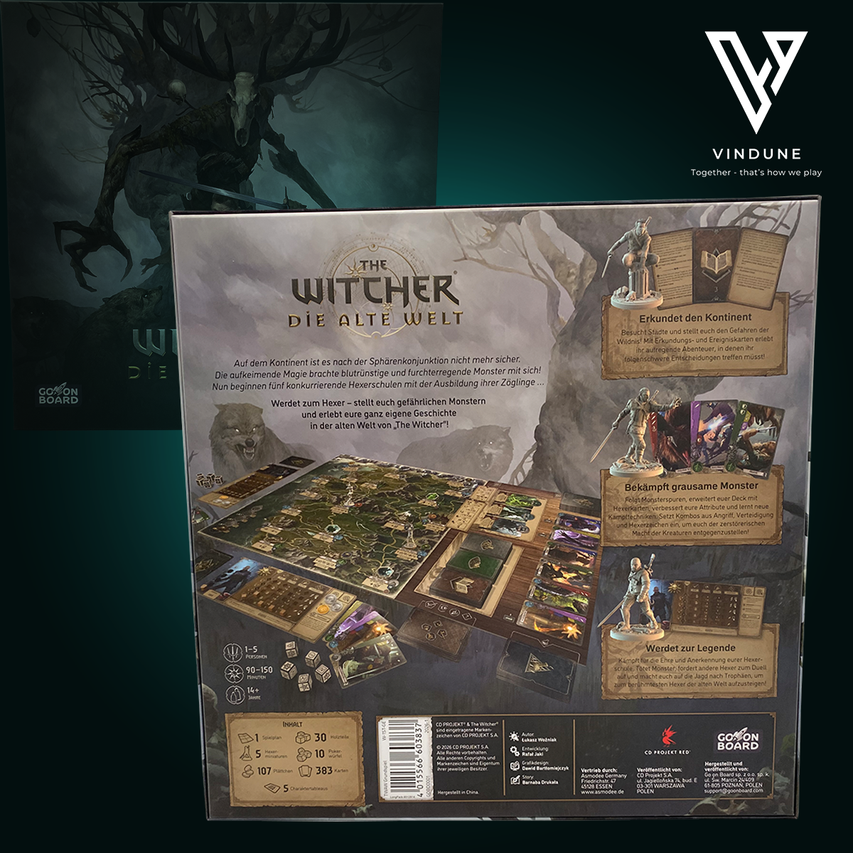 The Witcher: Die Alte Welt - Brettspiel von Go On Board - [Ausstellungsstück] - neuwertiger Zustand