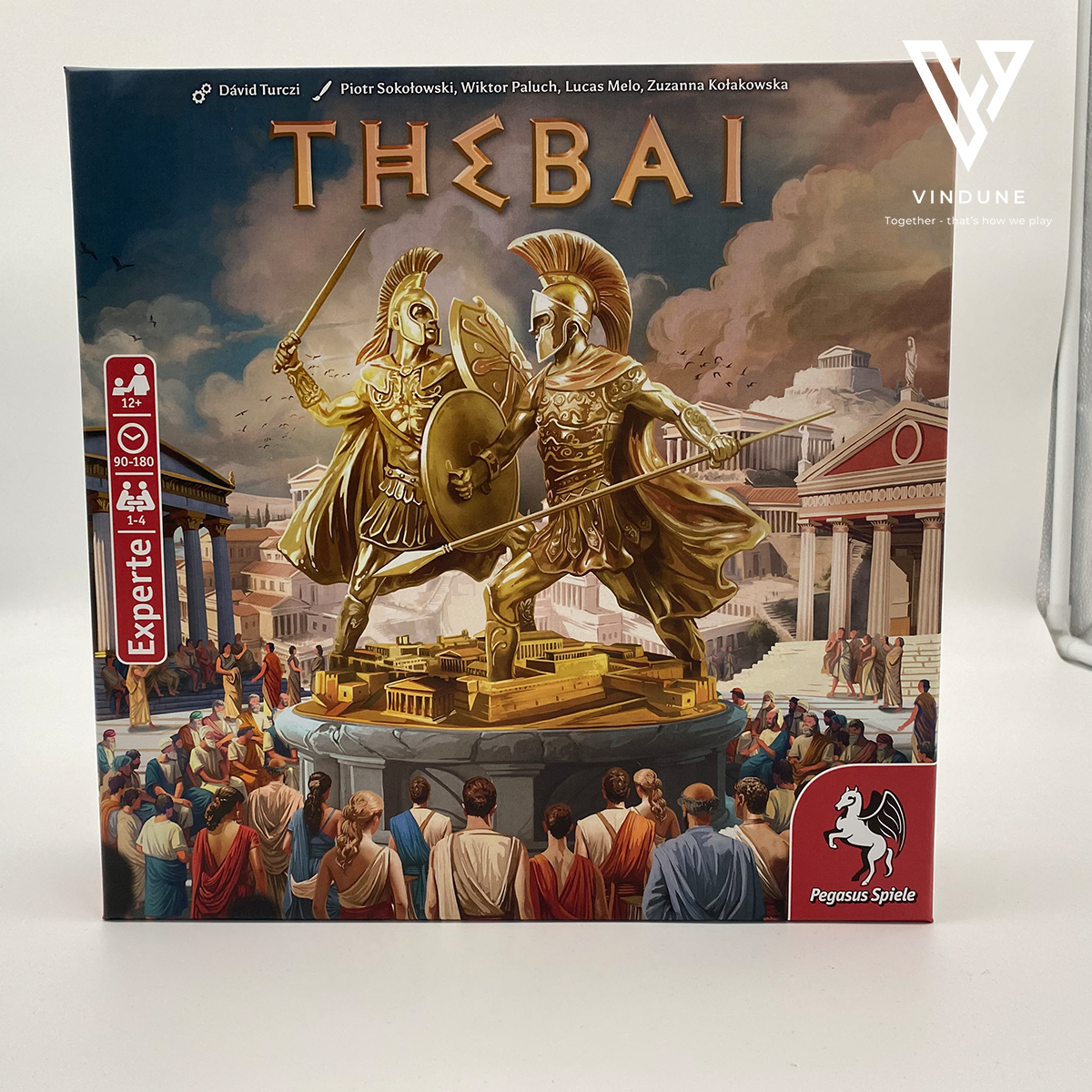 Thebai - Brettspiel von Pegasus Spiele - [Ausstellungsstück] - neuwertiger Zustand