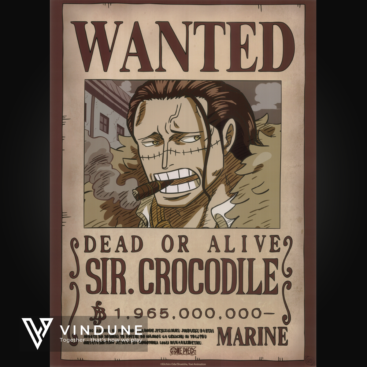 ONE PIECE - Poster 52x38 - Wanted Sir. Crocodile Wano
