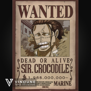 ONE PIECE - Poster 52x38 - Wanted Sir. Crocodile Wano