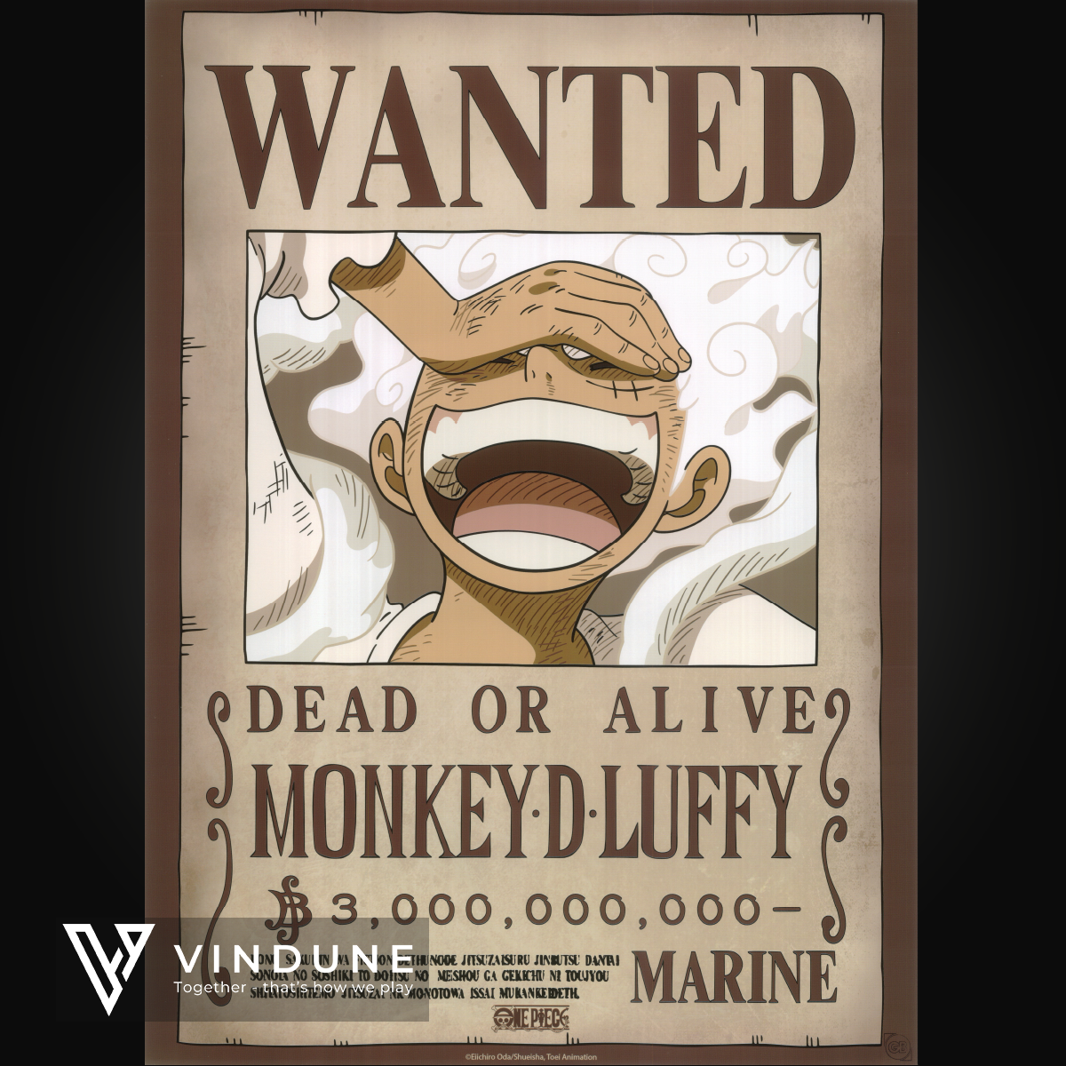 ONE PIECE - Poster 52x38 - Wanted Monkey D Luffy Wano