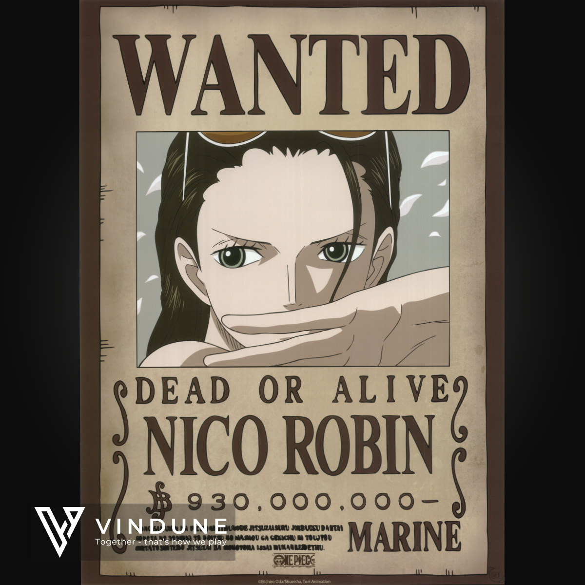 ONE PIECE - Poster 52x38 - Wanted Nico Robin Wano