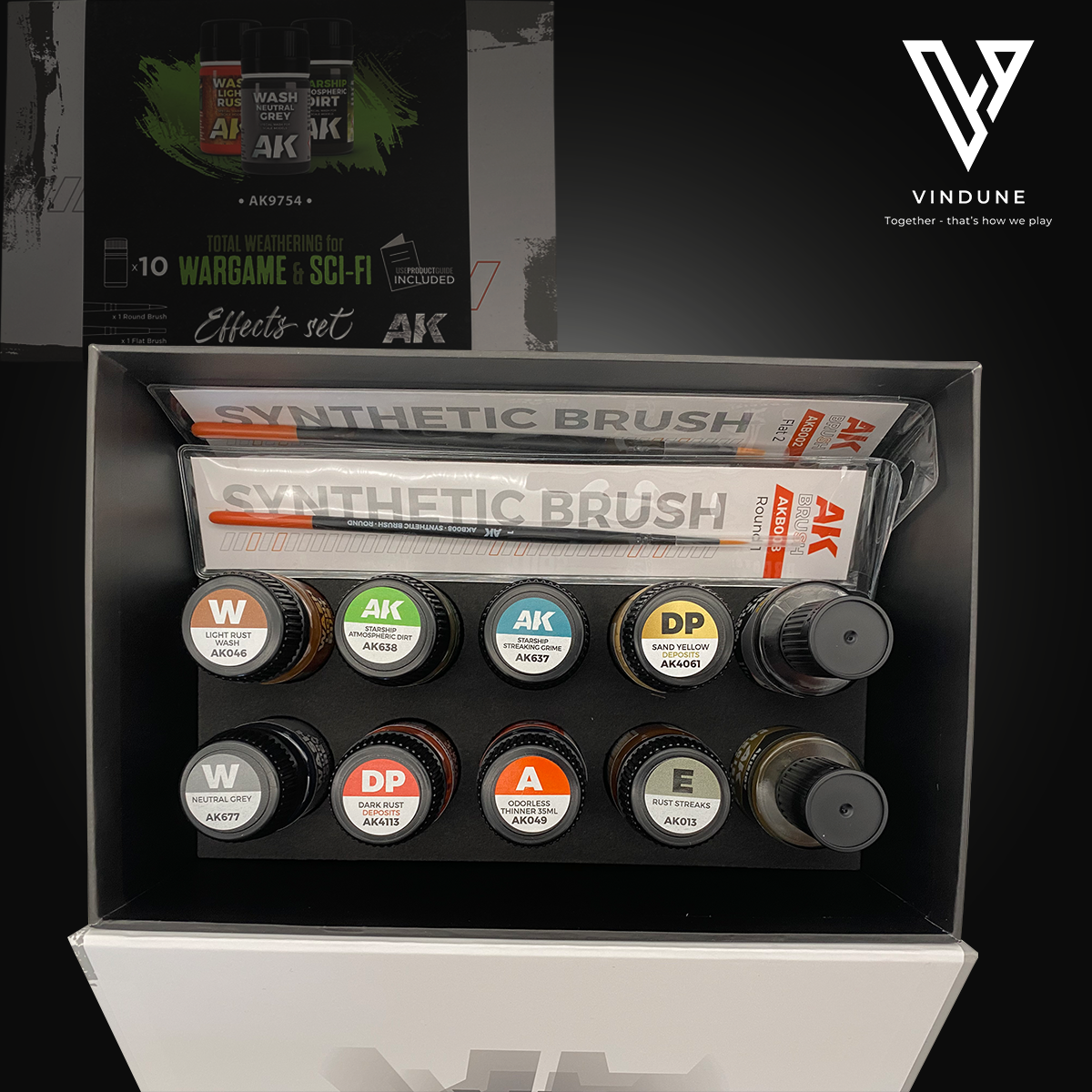 Wash-Set - Total Weathering Set for Wargame & Sci-Fi - von AK-Interactive