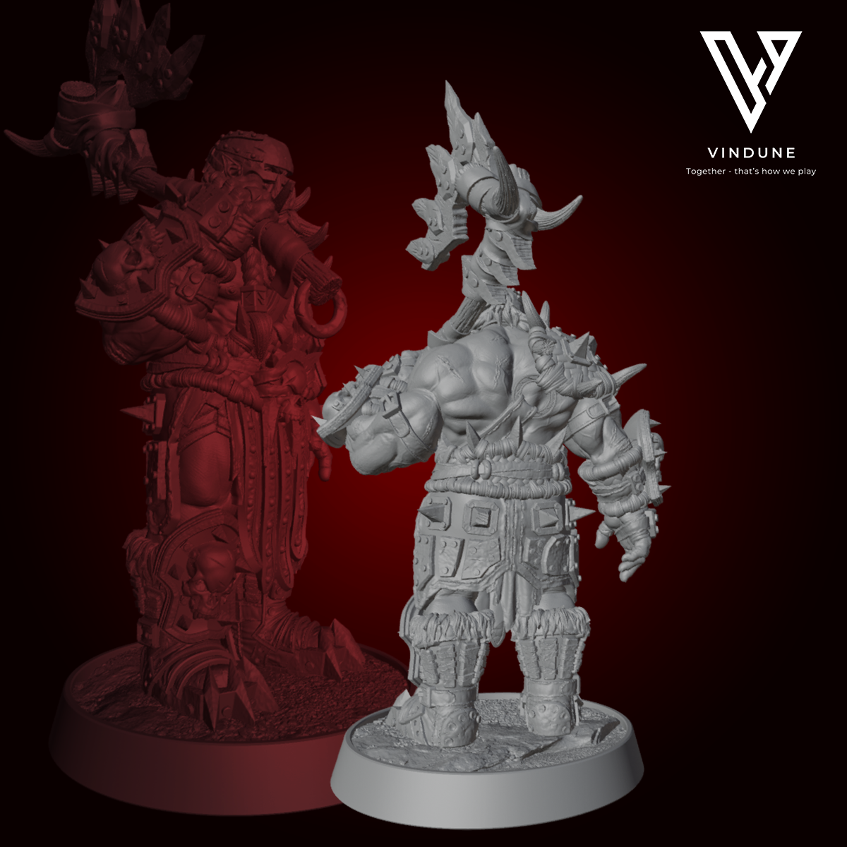 Ork - Söldner der Leere (Wolfmund der Zerstörer) (Orc / Mercanary) - aus der Reihe Mercenaries of the Void von Daybreak Miniatures
