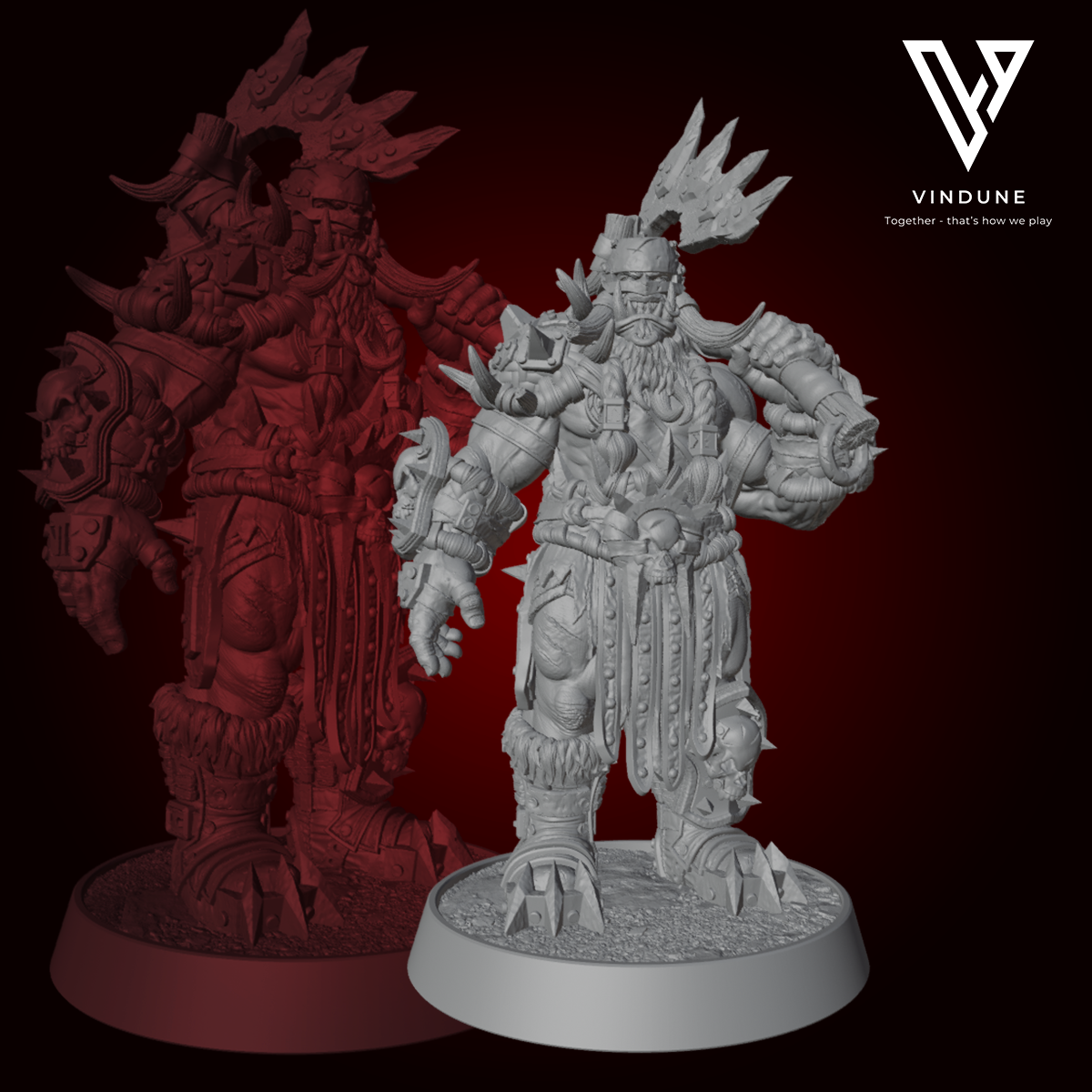 Ork - Söldner der Leere (Wolfmund der Zerstörer) (Orc / Mercanary) - aus der Reihe Mercenaries of the Void von Daybreak Miniatures
