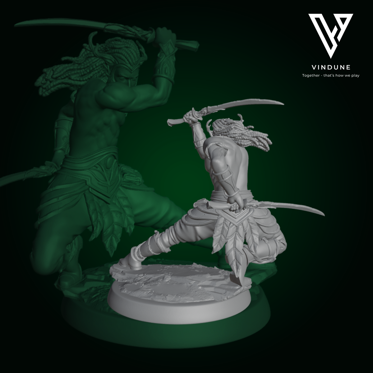Waldelf 3 (Forrest Elve / Schwert Meister) - von White Werewolf Tavern
