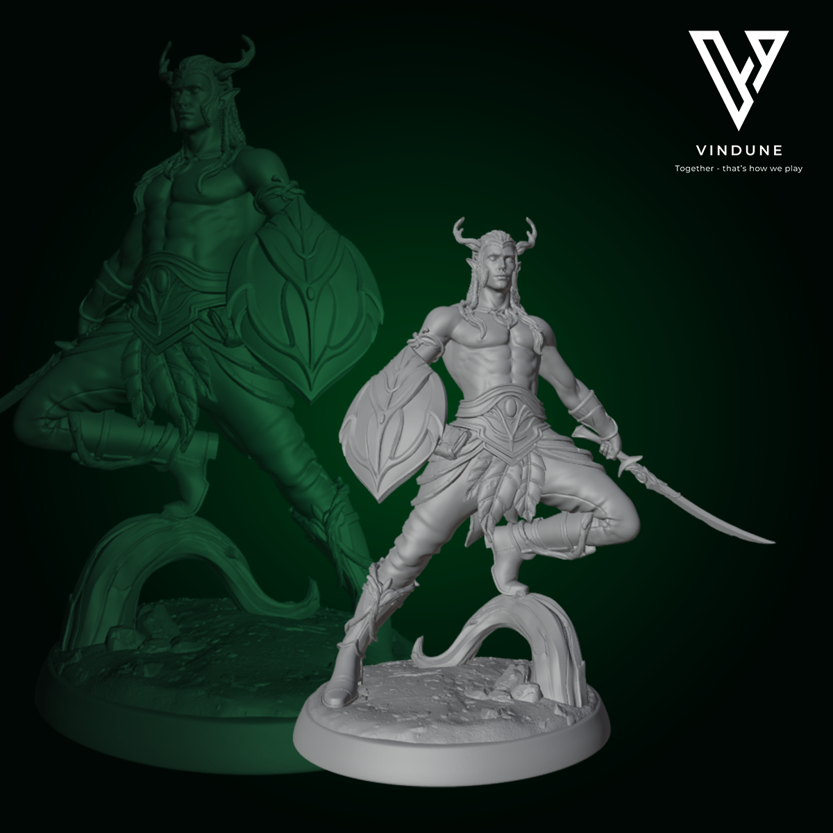 Waldelf 6 (Forrest Elve / Sword Warrior) - von White Werewolf Tavern