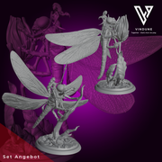 Libelle mit Feenspäherin Set (Dragon Fly with Fairy Scout Set) - von White Werwolf Tavern