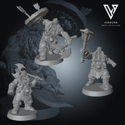Zwerg (Barbaren-Zwerg) A-C - (Barbarian Dwarf) - von Dungeon Dog