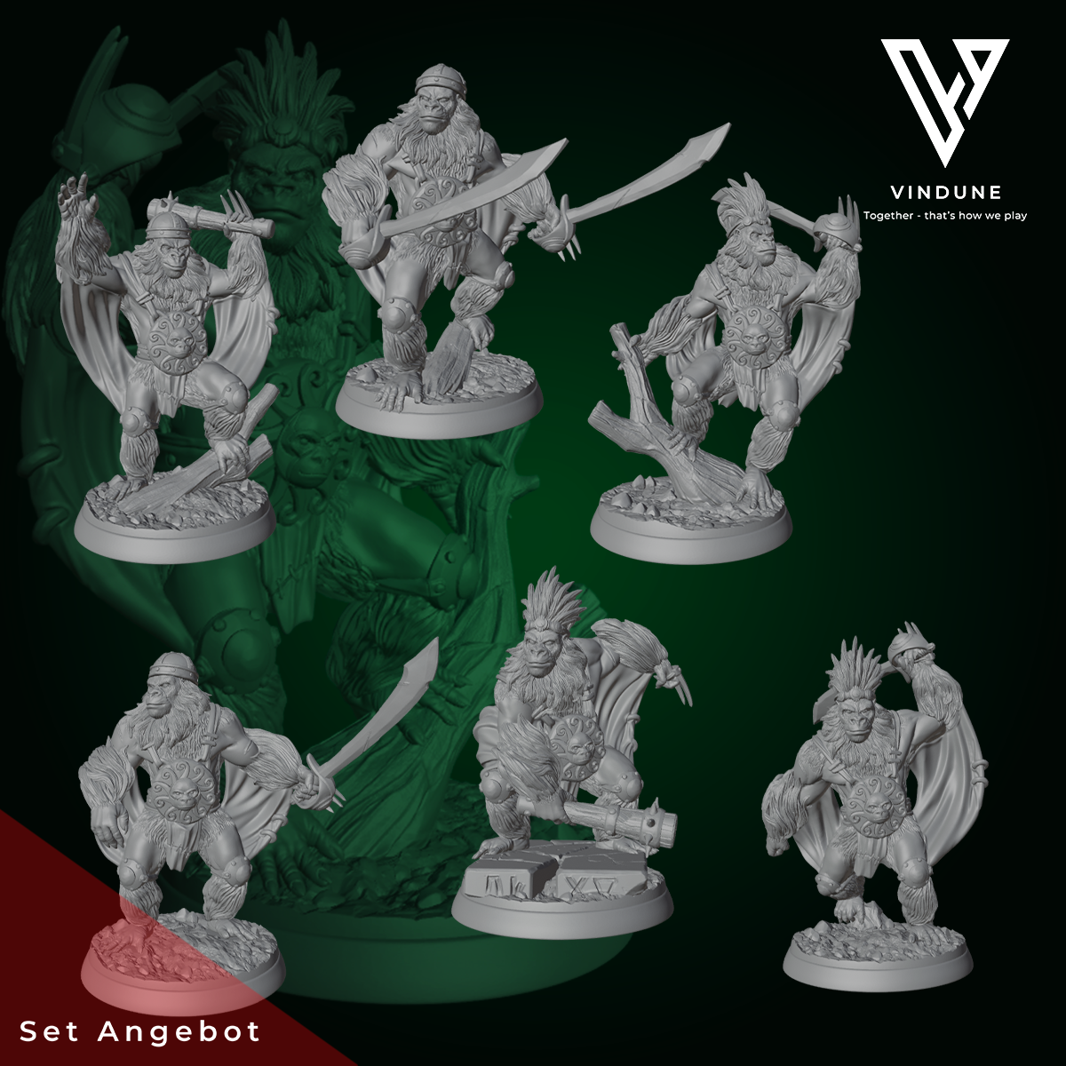 Königliche Affengarde Set (Royal Monkey Guard Set) - aus der Reihe The Flying Monkeys von White Werewolf Tavern