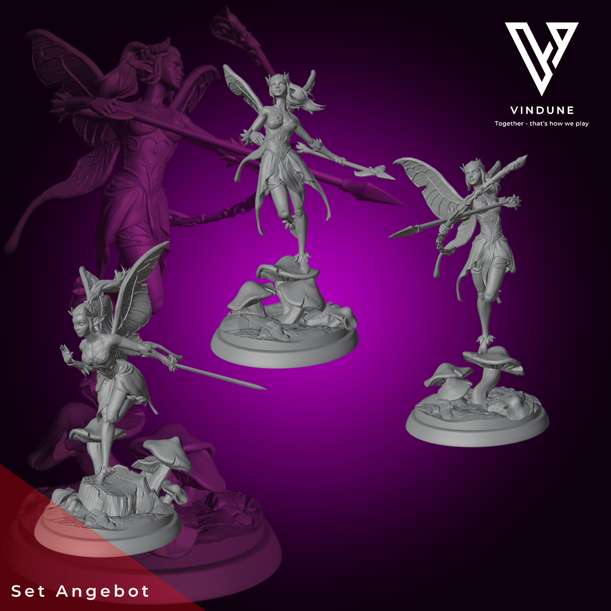 Feen Wächterinnen Set (Faires / Fae Guardians Set) - von White Werewolf Tavern