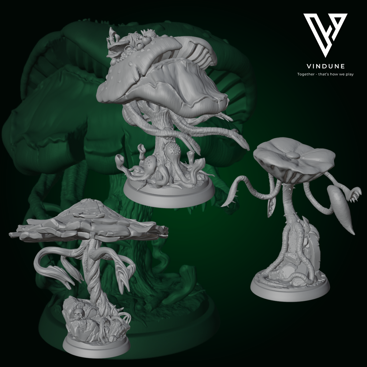 Pilzwesen 1-3 (Fungal Organism) - von White Werewolf Tavern