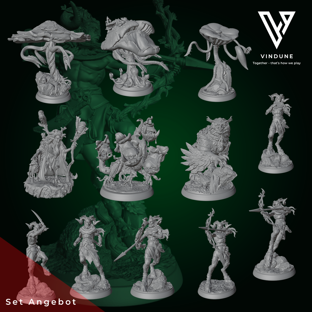 Mystisches Waldwesen Set (Mystical Forest Creatures Set) - von White Werewolf Tavern