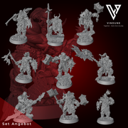 Ork Set (Söldner der Leere) - Orc Set - (Mercenaries of the Void) - aus der Reihe Mercenaries of the Void von Daybreak Miniatures