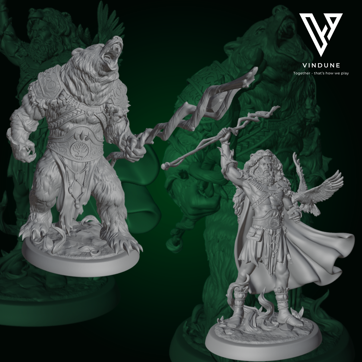 Druide (Rafinus Grim / Rafinus Ursa Werebear) (Druid) - aus der Reihe Circle of Druids von White Werewolf Tavern