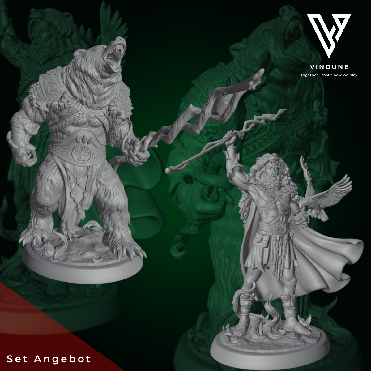 Druide Set (Rafinus Grim / Rafinus Ursa Werebear) (Druid Set) - aus der Reihe Circle of Druids von White Werewolf Tavern