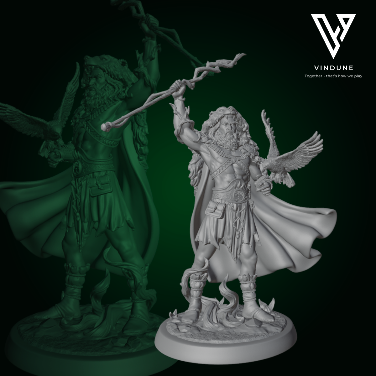 Druide (Rafinus Grim / Rafinus Ursa Werebear) (Druid) - aus der Reihe Circle of Druids von White Werewolf Tavern
