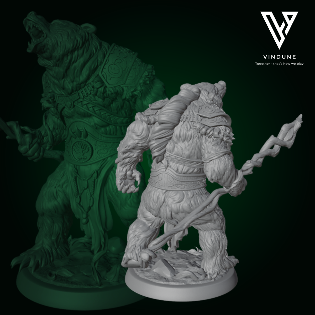 Druide (Rafinus Grim / Rafinus Ursa Werebear) (Druid) - aus der Reihe Circle of Druids von White Werewolf Tavern