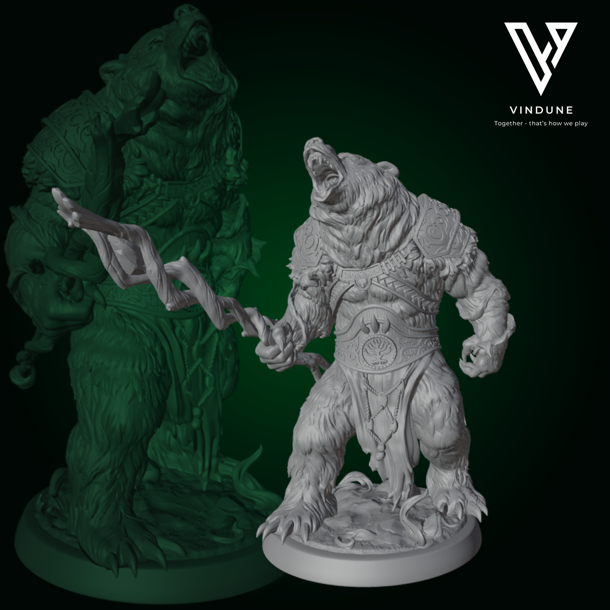 Druide Set (Rafinus Grim / Rafinus Ursa Werebear) (Druid Set) - aus der Reihe Circle of Druids von White Werewolf Tavern