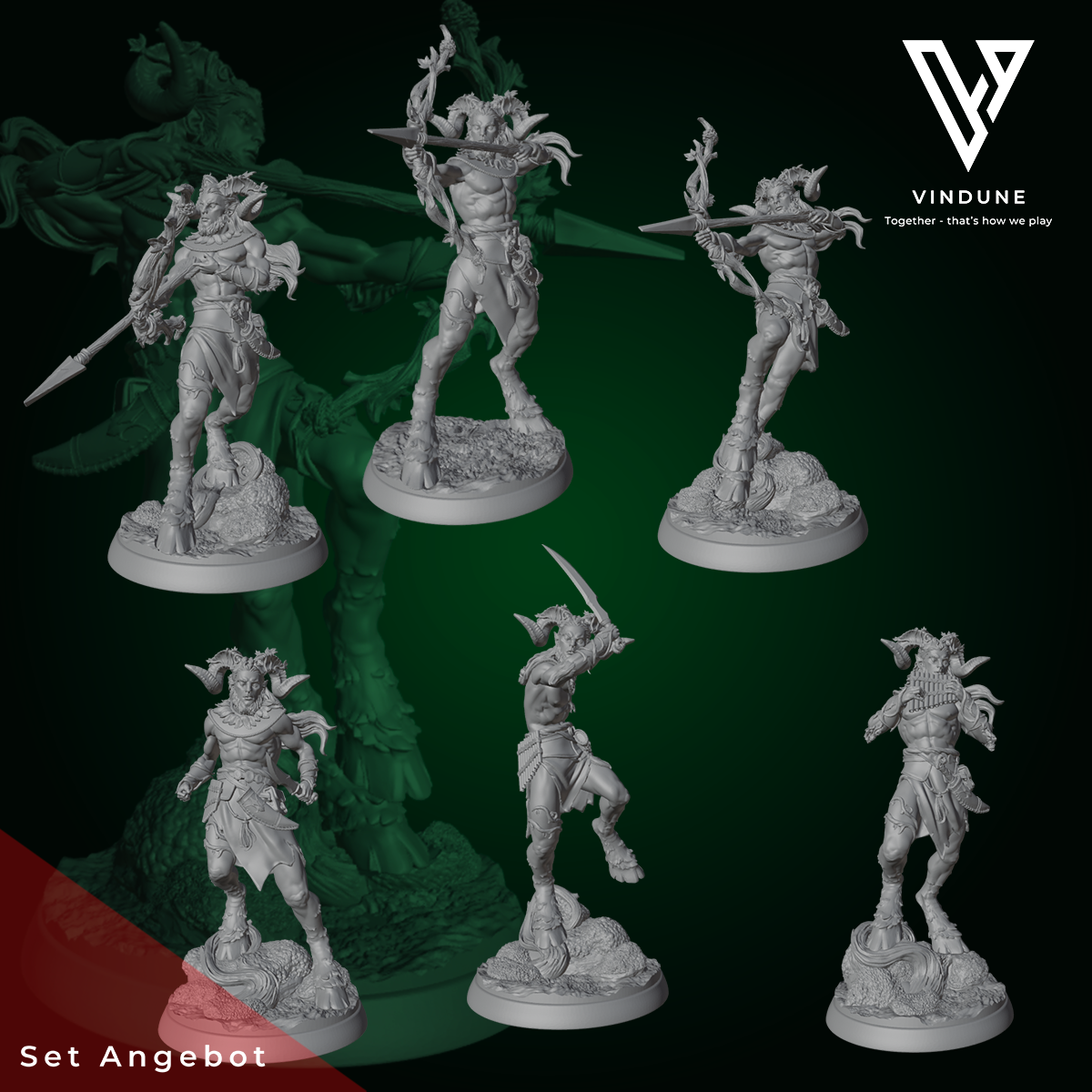 Satyre Set (Satyr Set) - aus der Reihe Mystical Forest von White Werewolf Tavern