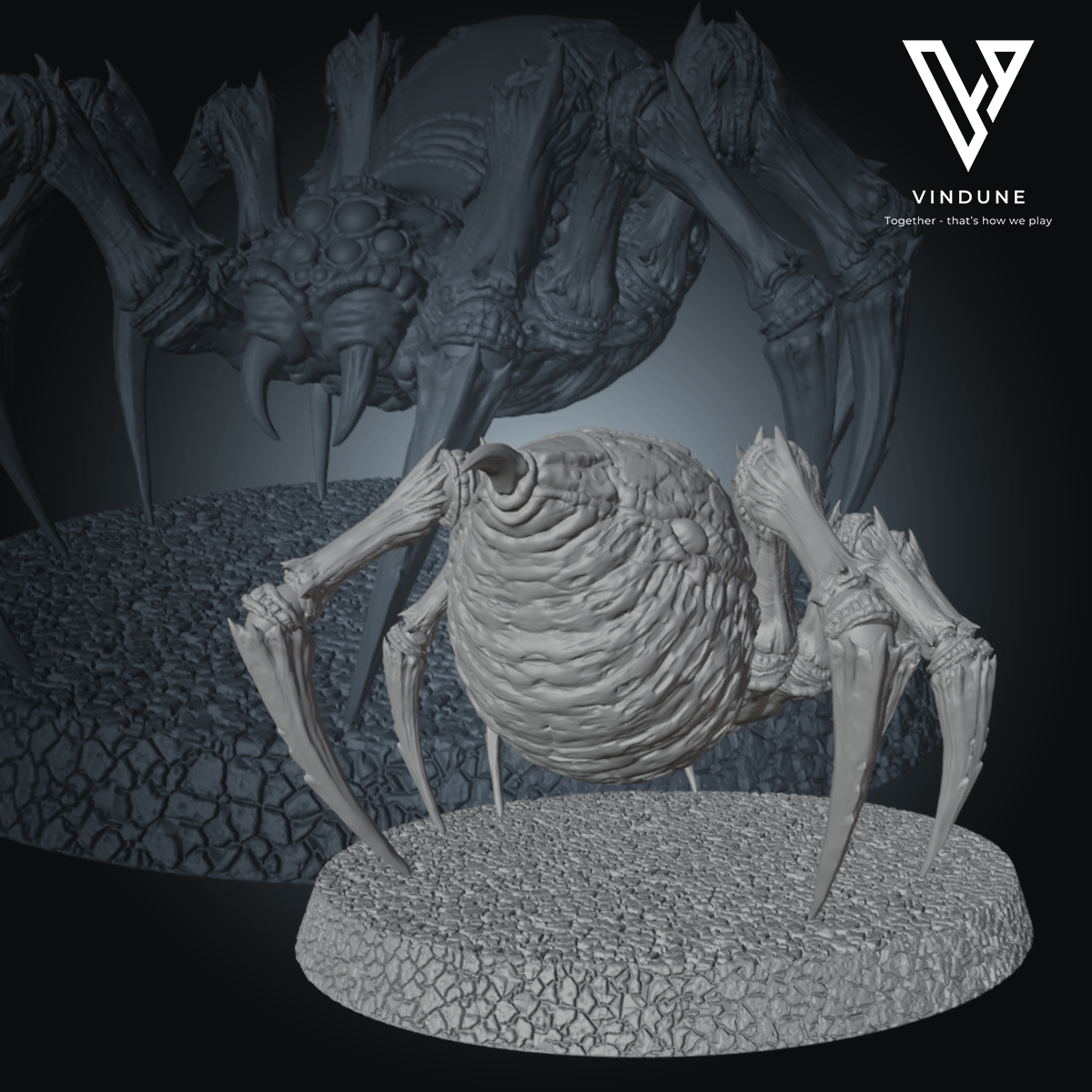 Riesenhöhlenspinne A-C (Boss) - (Giant Cave Spider) - von Dungeon Dog